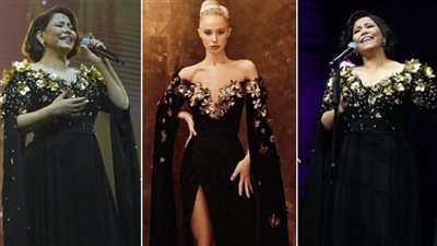 شيرين عبد الوهاب تتألق بإطلالة سوداء في حفلها بالكويت