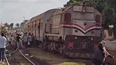 مصرع شاب أسفل عجلات القطار بالعياط