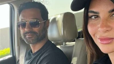 لأول مرة.. ظهور كريم فهمي برفقة زوجته بعد شائعة إنفصالهما
