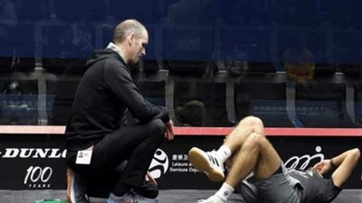 رغم التمزق جاهز للتحدي.. إعلان بطل الإسكواش عن إصابته بتمزق من الدرجة الثالثة