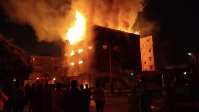 خلافات الميراث وراء إضرام النيران في شقة سكنية بالجيزة