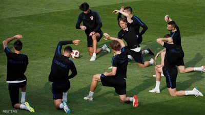 استعداداً لنهائي كأس عاصمة مصر.. تدريبات قوية لمنتخب كرواتيا في الچيم