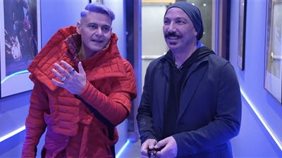 رامز يسخر من طارق لطفي: إيه الكرش دا