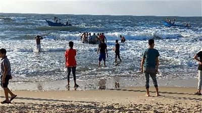 اسفكسيا الغرق وراء مصرع شاب فى البحر المتوسط بشمال سيناء