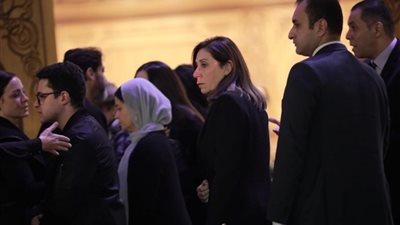 الكيلاني تشارك في عزاء الراحل أشرف عبد الغفور