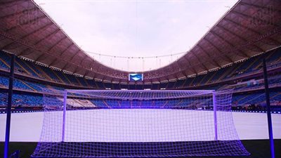 استاد مصر يتزين لإستقبال نهائي كأس عاصمة مصر بين الفراعنة وكرواتيا