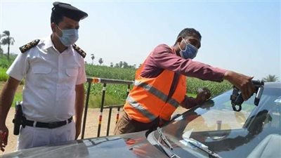 خطوات استخراج ملصق إلكتروني لـ السيارات عن طريق المحمول