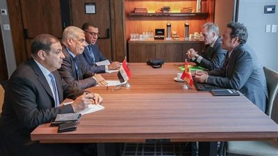 النائب العام يبحث سبل التعاون لـ مكافحة الإرهاب والفساد مع نظيره الإسبناني