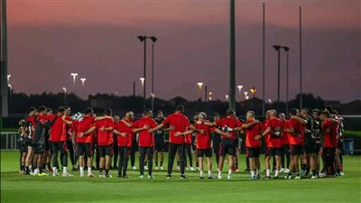 كواليس مران الأهلي الأول استعداداً لمواجهة الزمالك في نهائي السوبر المصري