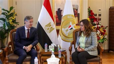 وزيرة التنمية تتابع آخر المستجدات الخاصة بمجالات التعاون مع ممثل الأمم المتحدة