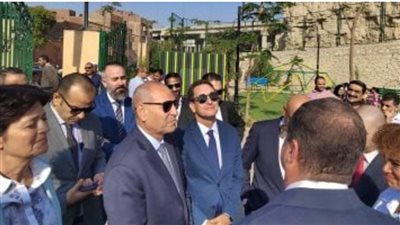 محافظ القاهرة والسفير الفرنسي يشهدان افتتاح منتزه الجبخانة بعد تطويره