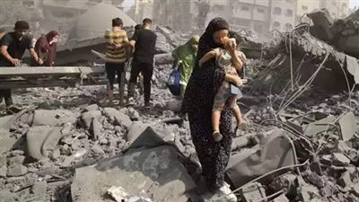 قصف إسرائيلي يستهدف حملة تطعيم الأطفال فى حي الشيخ رضوان بـ غزة