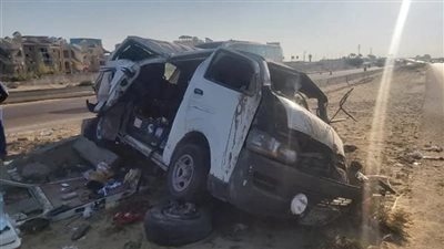 بالأسماء.. حادث تصادم مروع يصيب 15 شخصا بـ مطروح 