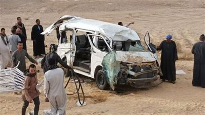 بسبب الشبورة.. انقلاب ميكروباص وإصابة 11 شخصاً ببني سويف