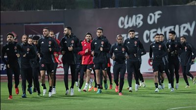 مشاهد من مران الأهلي الختامى استعداداً لمواجهة استاد أبيدجان بدورى أبطال أفريقيا