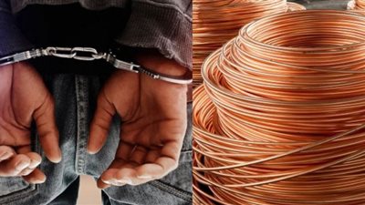 ضبط المتهم بسرقة الأسلاك الكهربائية من داخل عقار تحت الإنشاء بالقاهرة