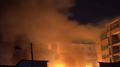 لحقت بوالدتها وشقيقها.. مصرع طفلة جراء حريق داخل عقار بالغربية