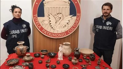 مزادات وهمية وأرقام خيالية.. قطع أثرية ثقافية مستخرجة بشكل غير قانوني