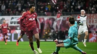لايبزيج يحقق فوزًا صعبًا على آينتراخت فرانكفورت بالدوري الألماني
