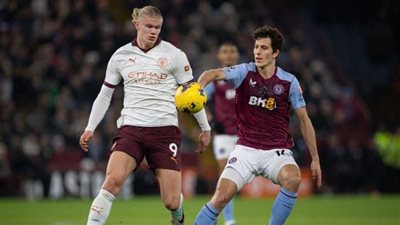 هالاند يقود تشكيل مانشستر سيتي أمام أستون فيلا بالدوري الإنجليزي 