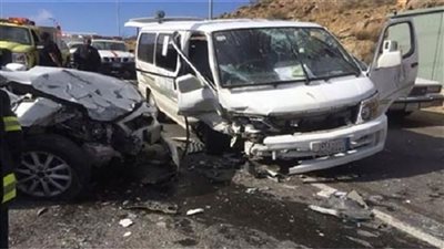 بالأسماء.. حادث تصادم يصيب 8 أشخاص على طريق دكرنس المنصورة