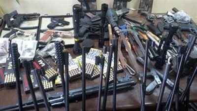 سقوط المتهم بتصنيع أسلحة نارية فى قبضة الأمن ببني سويف 