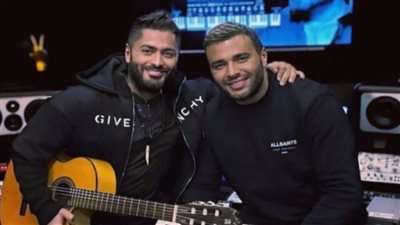 «ذكريات الطفولة» تامر حسني يوجه رسالة عاطفية لـ رمي صبري