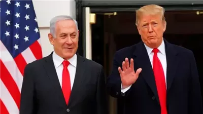 لقاء ترامب ونتنياهو أول لقاء مع زعيم أجنبي يقف بجانب إسرائيل