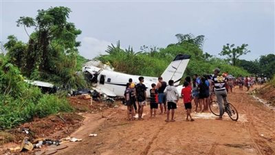 مصرع وإصابة 9 أشخاص جراء تحطم طائرة فى البرازيل.. فيديو