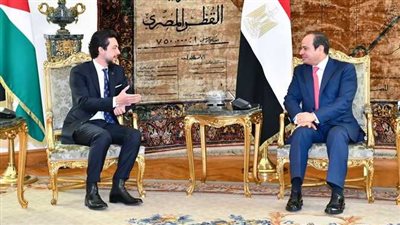 الرئيس السيسي وولى العهد الأردنى يؤكدان تعزيز العلاقات بين البلدين 