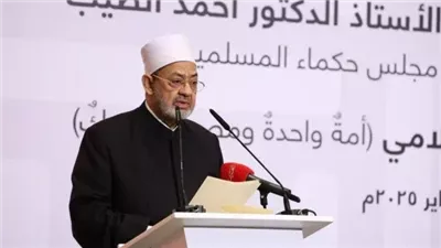 شيخ الأزهر: الأمة العربية والإسلامية بحاجة للوحدة لما تواجهه القضية الفلسطينية