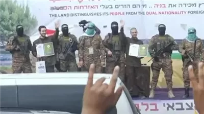 الفصائل الفلسطينية: تسليم 4 من الأسرى الإسرائيليين للصليب الأحمر فى النصيرات