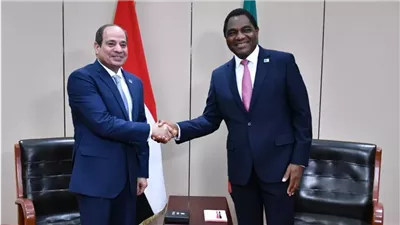 رئيس زامبيا يصف القاهرة بالمدينة التاريخية ويؤكد تعزيز التعاون وترسيخ الاستقرار والأمن