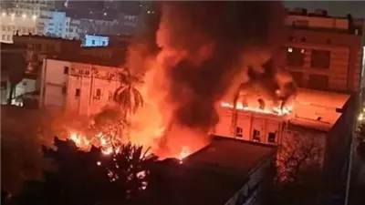 ليلة الجحيم.. القصة الكاملة لحريق بجوار معامل وزارة الصحة بوسط البلد