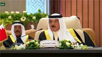ملك البحرين يشدد على رفض بلاده لتهجير وإبادة الشعب الفلسطيني