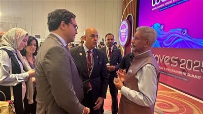 مصر في المحافل الكبرى.. لقاءات نوعية لوزير الثقافة على هامش WAVES 2025