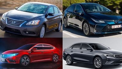 5 سيارات سيدان موديل 2025 تبدأ من 665 ألف جنيه بمواصفات فاخرة