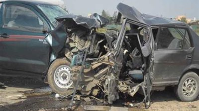 كارثة مرورية بطريق الإسماعيلية الزراعي.. حادث تصادم مروع وعشرات المصابين