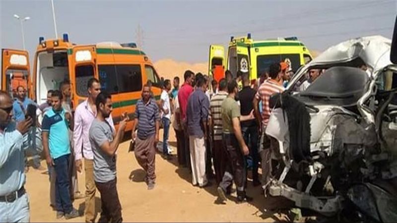 حادث تصادم سيارتين
