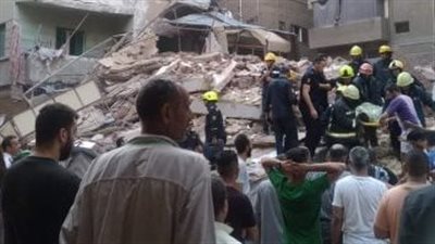 انهيار عقارين في حدائق القبة.. والحماية المدنية تبحث عن ضحايا تحت الأنقاض