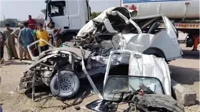 حادث مروع بالفيوم يسفر عن إصابة 18 شخصا