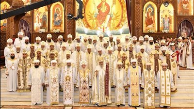 البابا تواضروس يرسم 19 كاهنا جديدا خلال قداس إلهي بالكاتدرائية المرقسية