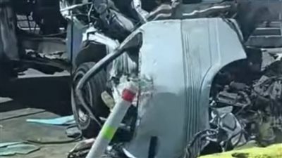 نزيف الأسفلت يتجدد.. 8 سيارات إسعاف بموقع حادث تصادم على الطريق الإقليمي