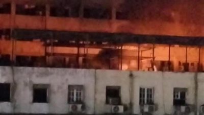 كارثة متجددة.. اشتعال النيران مجددا في سنترال رمسيس