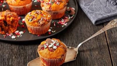 حضري كب كيك غني بالنكهة مع البطاطا الحلوة والقرفة بخمس مكونات فقط