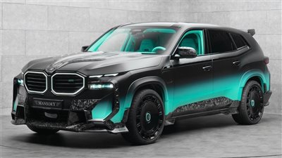 تعديل جريء لسيارة BMW X M.. لمسات مانسوري بلون أزرق لامع 