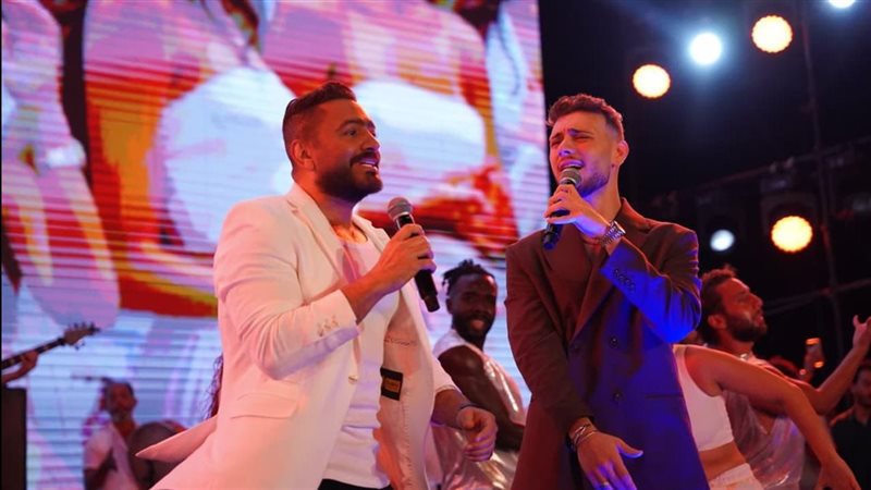 تامر حسني والشامي