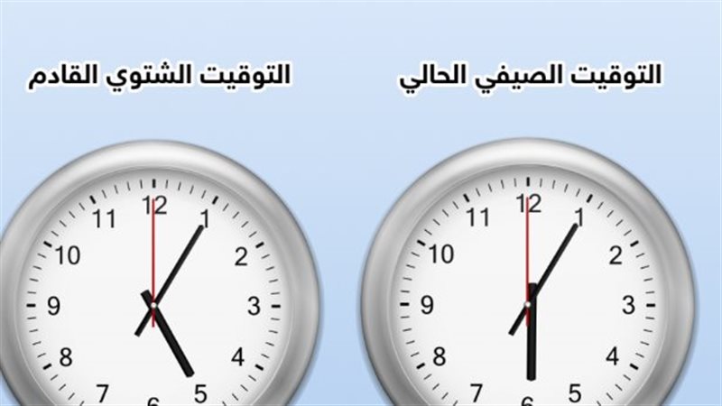 موعد تغير التوقيت