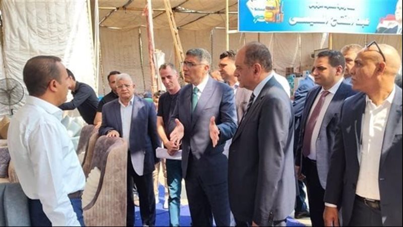 المحافظ خلال الجولة