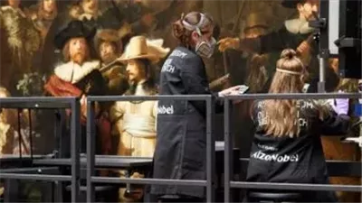 بعد 400 عام.. اكتشاف كلب مخفي بلوحة حارس الليل